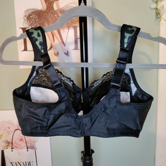 Glamorise Women's Plus Size Wonderwire Front-Closure Bra Underwire #1245 - Picture 3 of 6